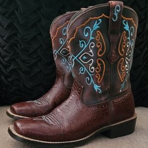 ARIAT FATBABY WOMEN'S WESTERN COWGIRL SQUARE TOE BOOTS